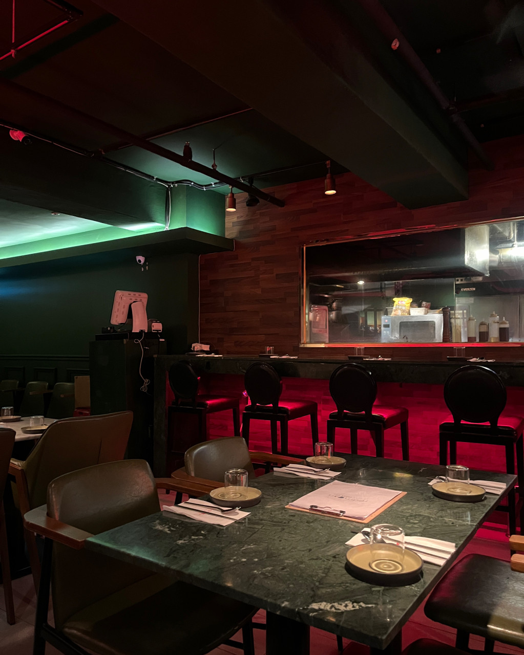 Redmoon bar space - view of cocktails and drinks