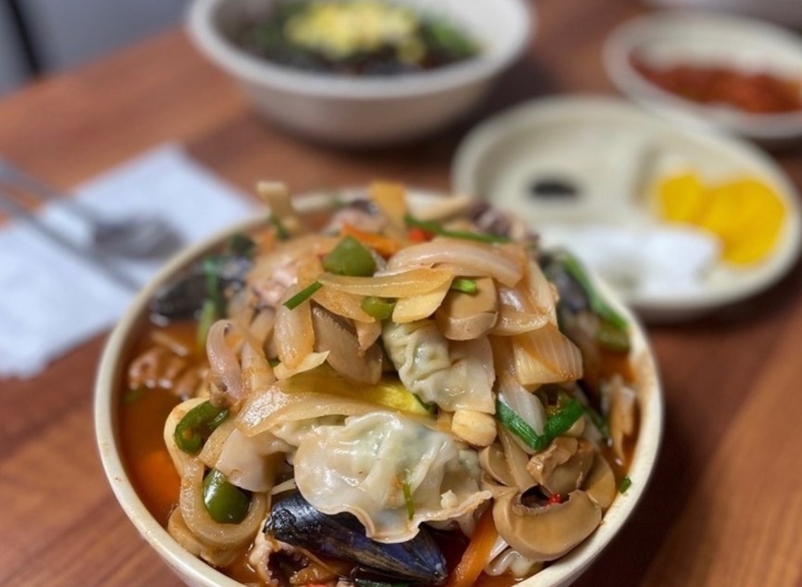 중식당 음식들