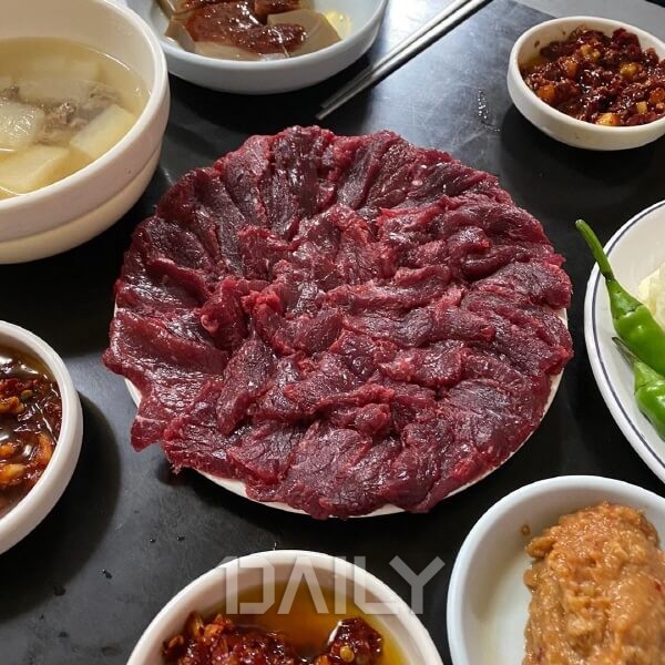 생고기 매장 외관
