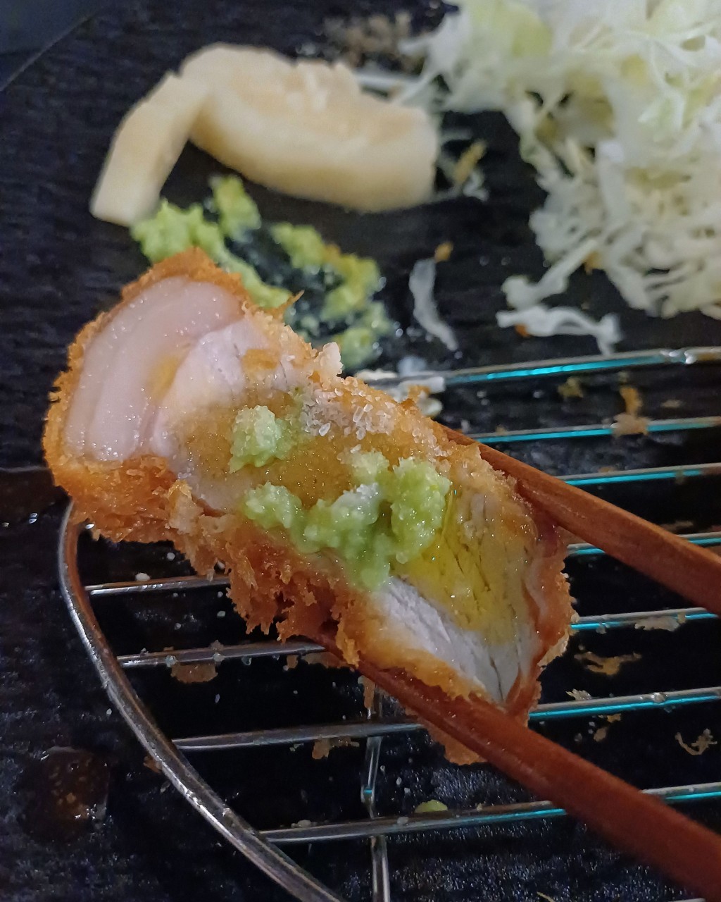 ローストンカツ断面
