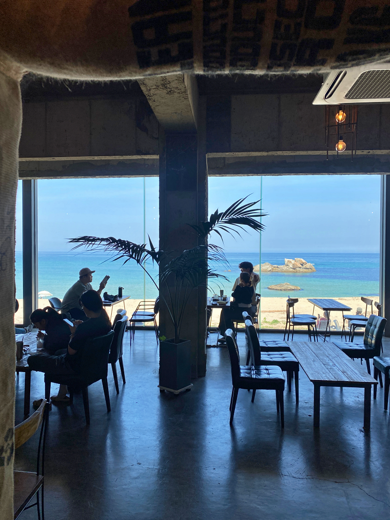Square Root Cafe Interior Sea View