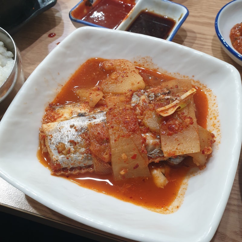 Finished Bowl of Galchi-tang