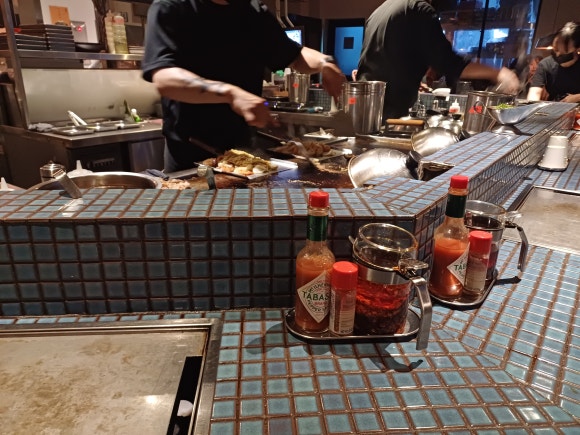 Teppan Counter Inside WooWa