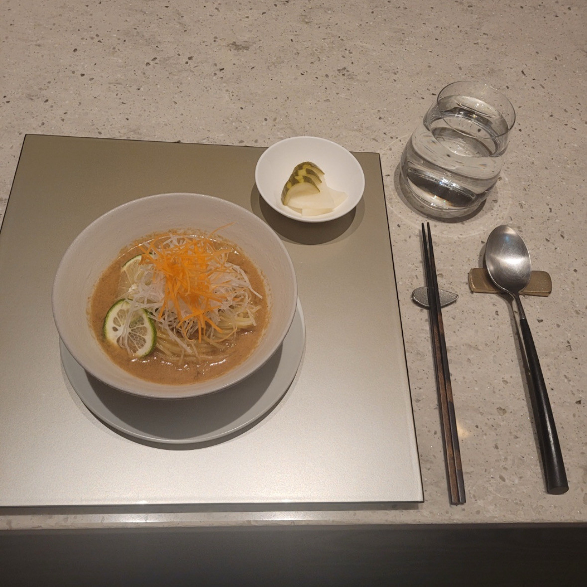 PIECE Steamed Shark Fin and Risotto - Dish with Truffle and Herb Sorrel