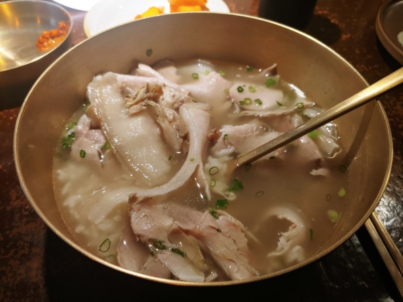 Intérieur du restaurant Okdongsik