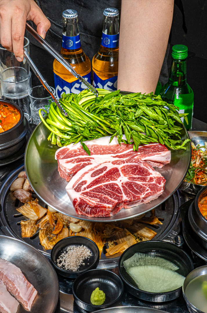 Meat and Side Dishes at Donpilsal Jamsil Branch