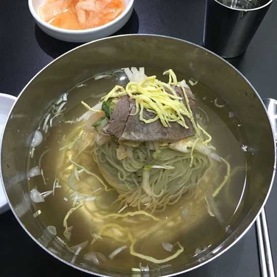 Pyongyang Naengmyeon Menu Image