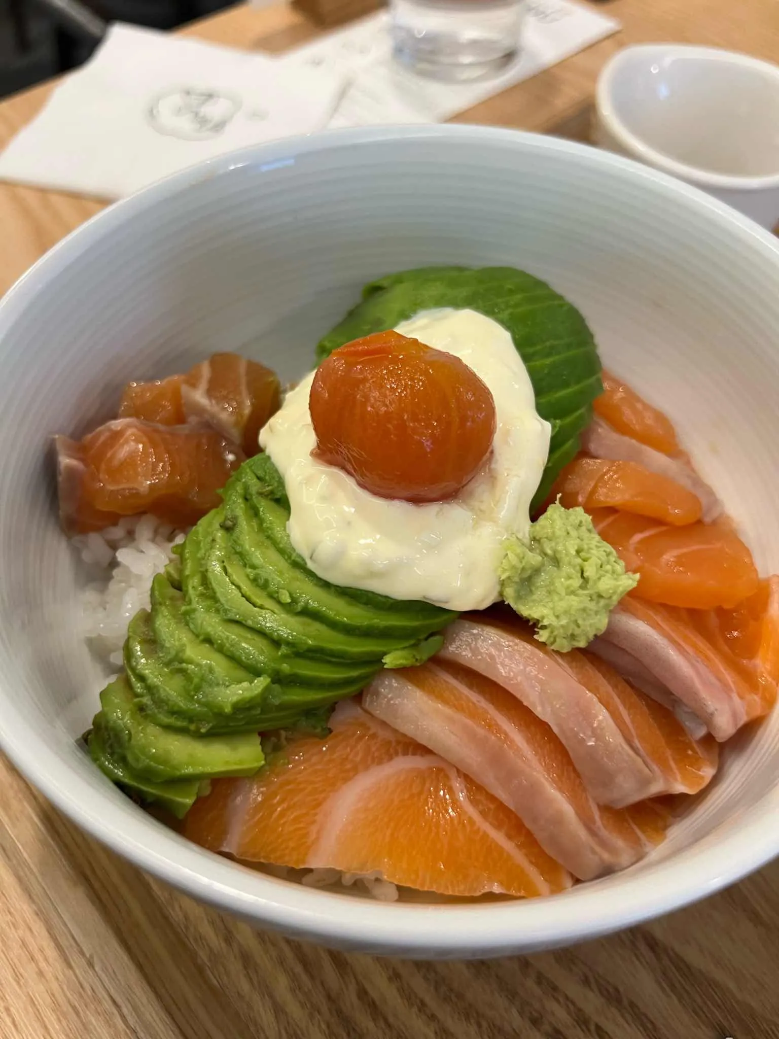 Salmon Avocado Rice Bowl