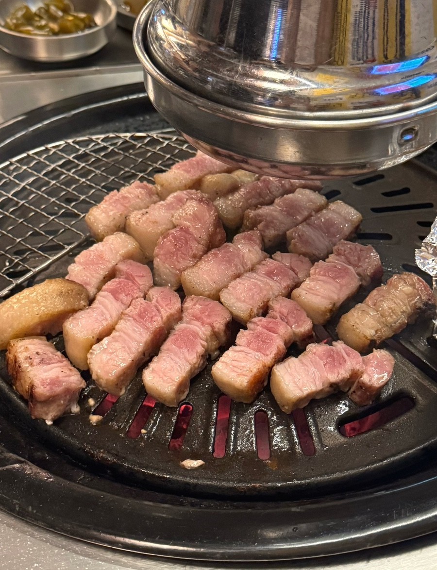 구워지는 고기