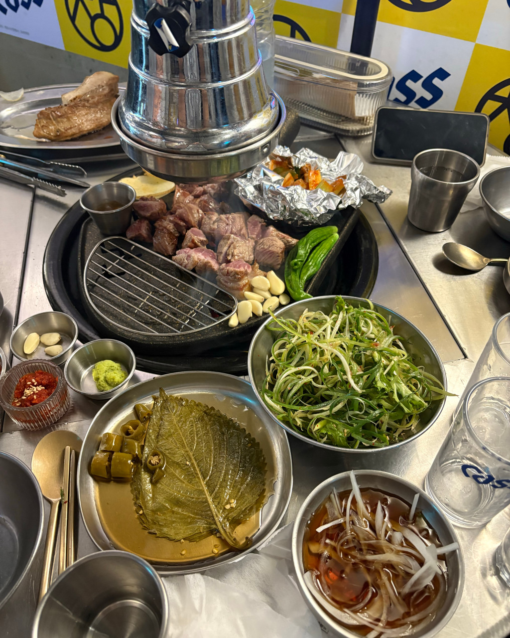 밑반찬들