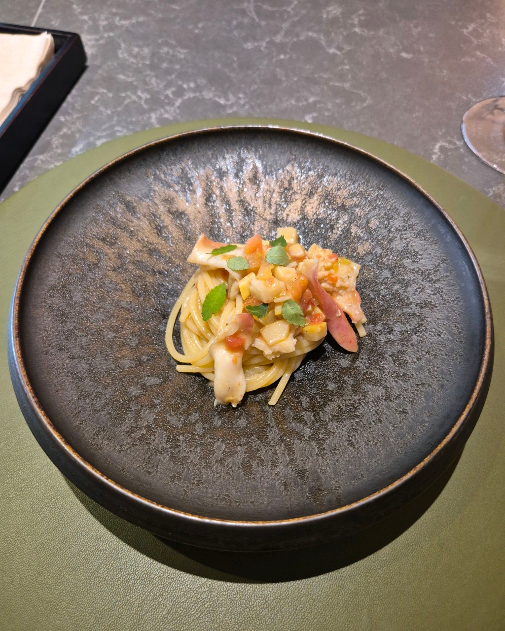 Cod roe pasta
