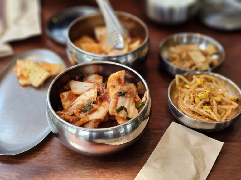 곰탕랩 기본 반찬