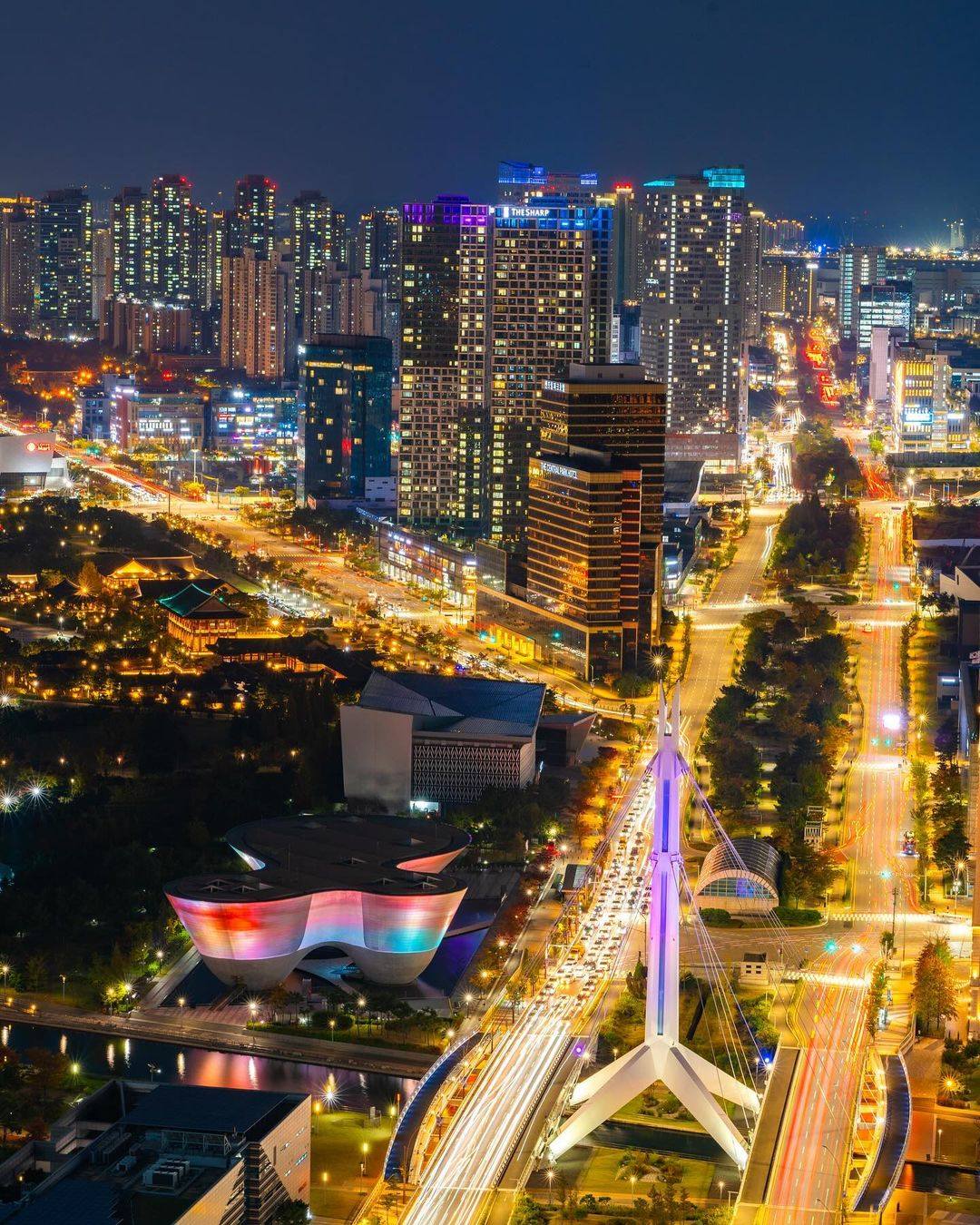View of Songdo from G Tower