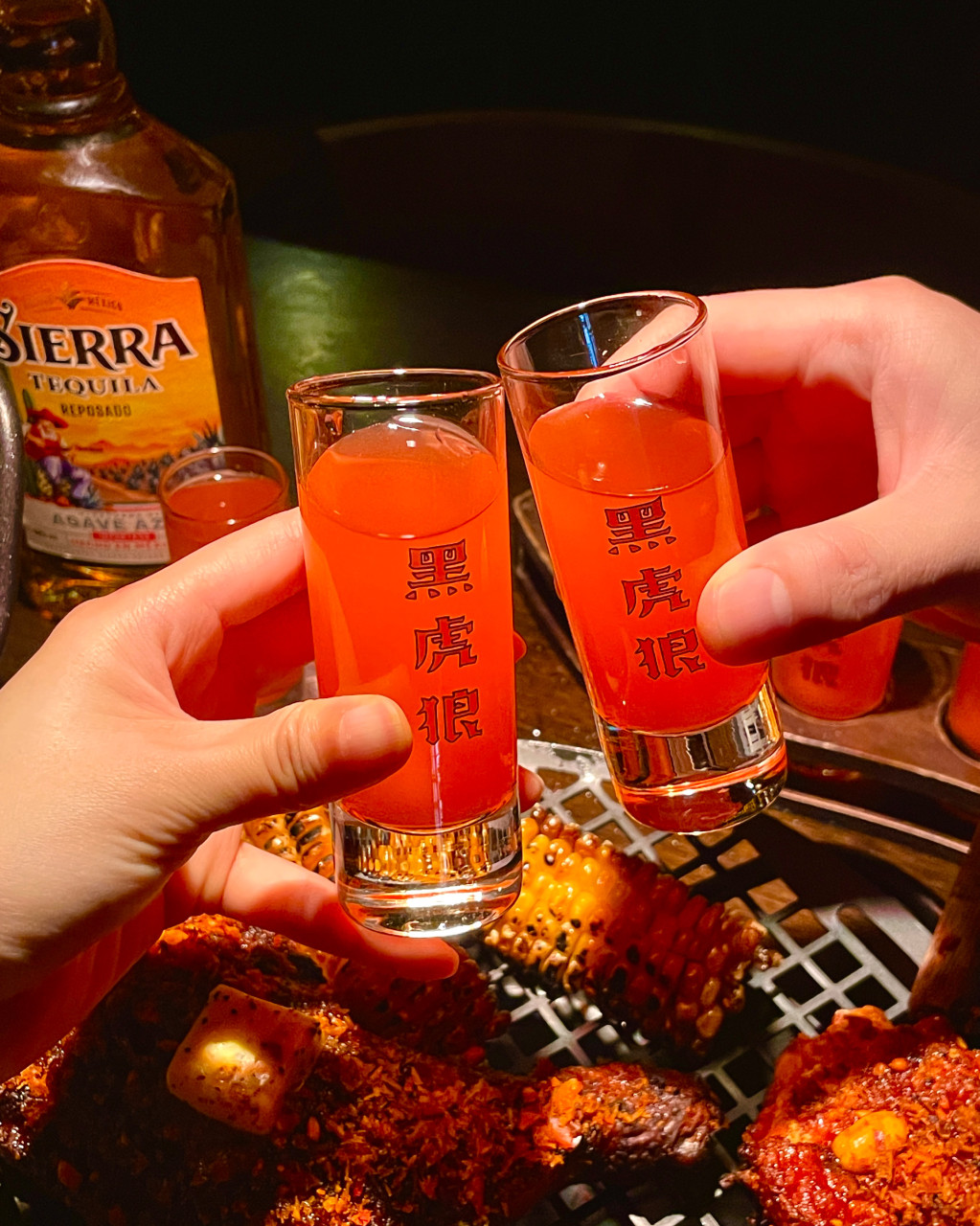 Mexitiger Drink Menu - Various tequila cocktails and highball options