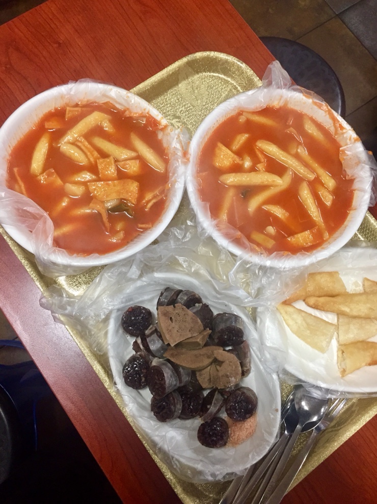 Mandu frits de Golmok Tteokbokki