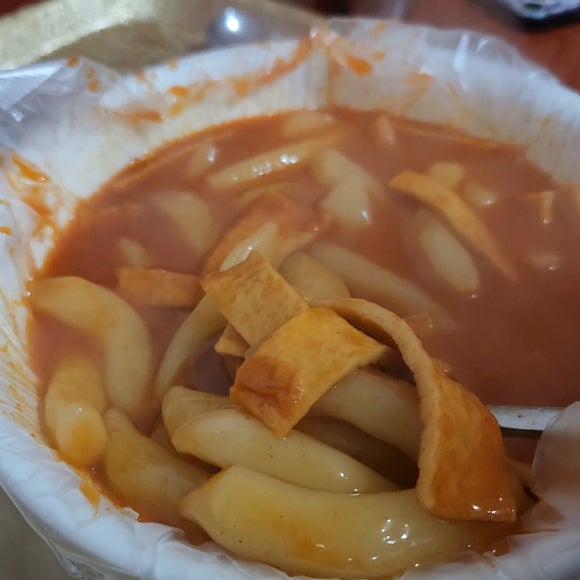 Bol terminé de Golmok Tteokbokki