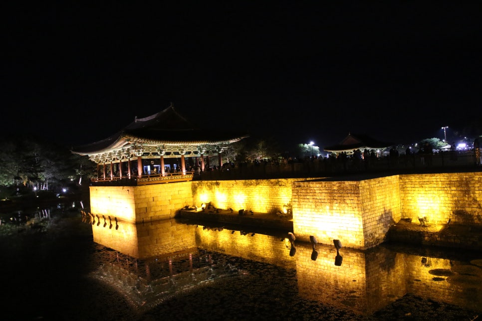 Night View of Donggung and Wolji