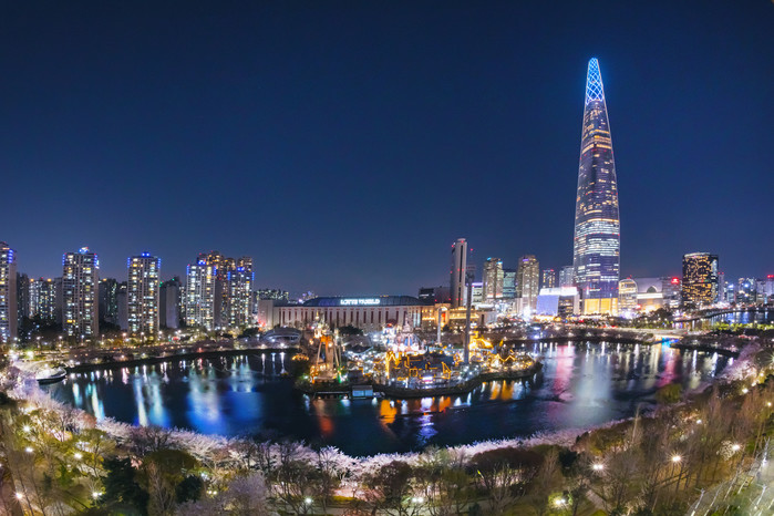 석촌호수 벚꽃